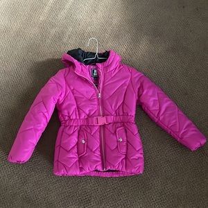 New Girls Zipper- down Puffer Jacket by R 1881 Fuchsia/ Hot Pink Size Small